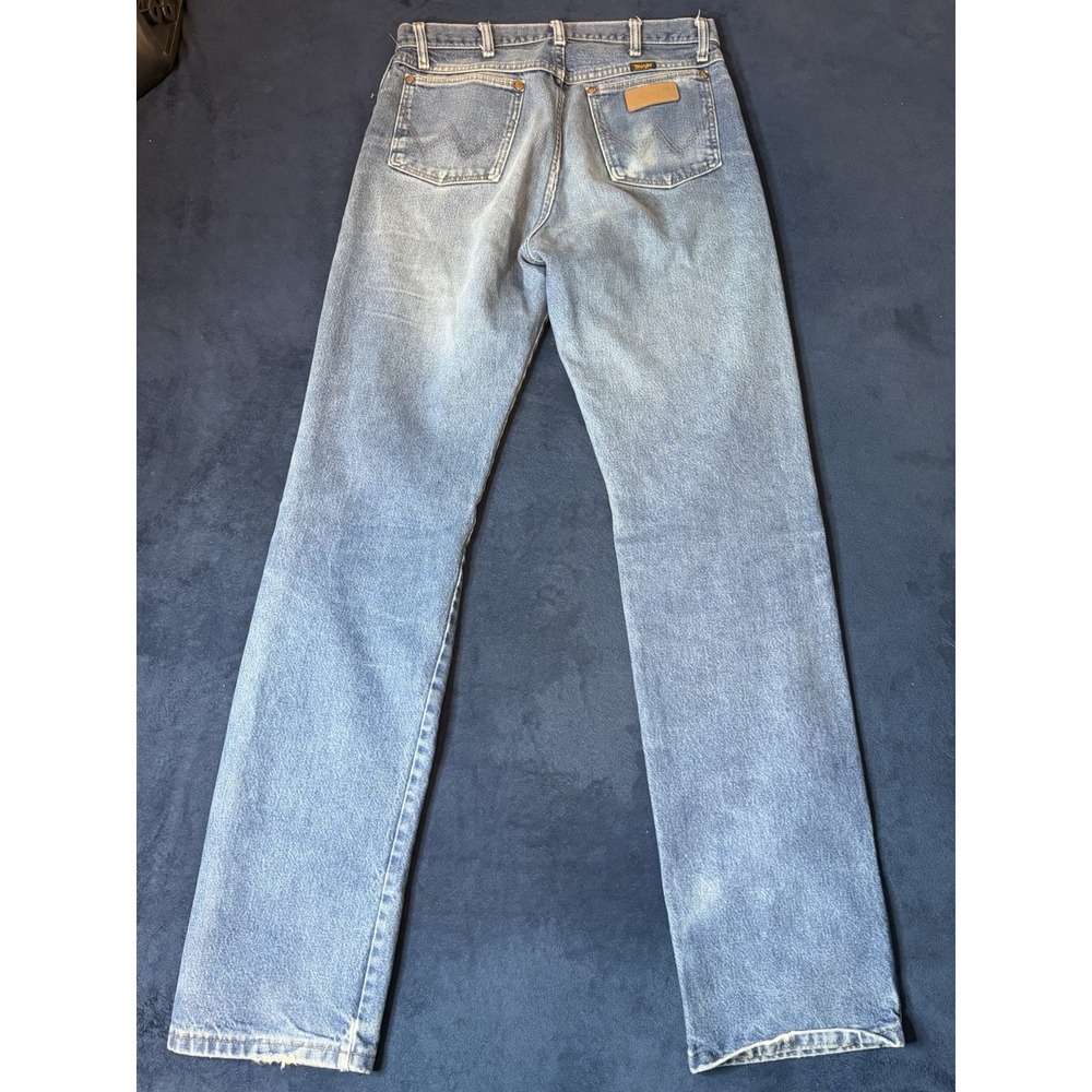 Vtg Wrangler Boot Cut Jeans Men’s Sz 32x36 Actual 32x34 Cowboy Cut 13MWZ Blue
